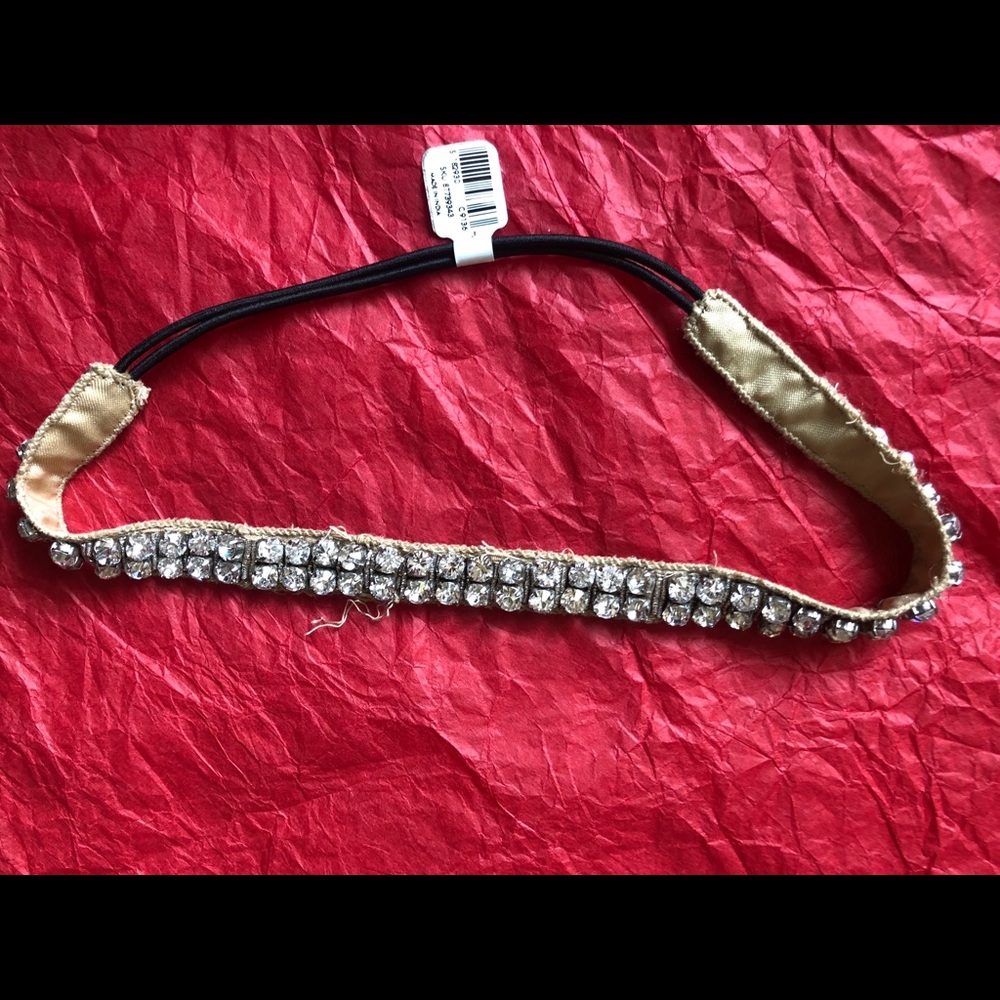 Ann Taylor Rhinestone Bling Headband Head Wrap